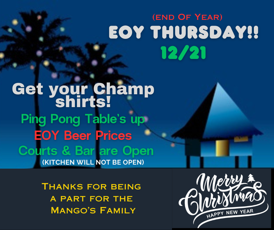 Mango's Beach Volleyball