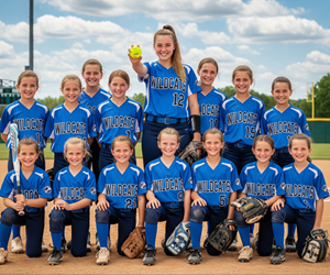 Presentational Prime Softball visual