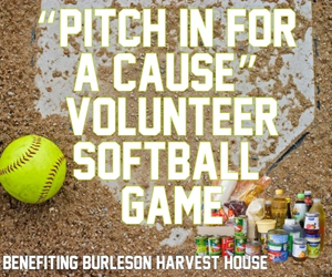 Presentational "Pitch in for a Cause" Coaches/Volunteers Softball Game visual