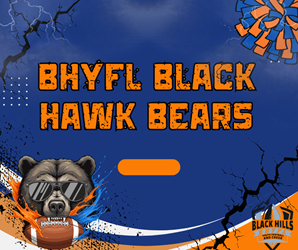 Presentational 2026 BHYFL Black Hawk Bears visual