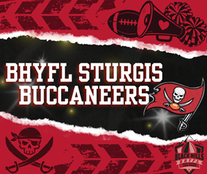 Presentational 2026 BHYFL Sturgis Buccaneers visual