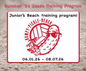 Presentational '26 Junior's Beach Training visual