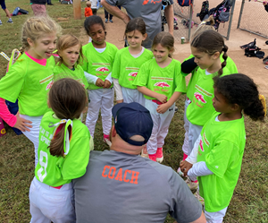 Presentational Spring Girls Softball visual