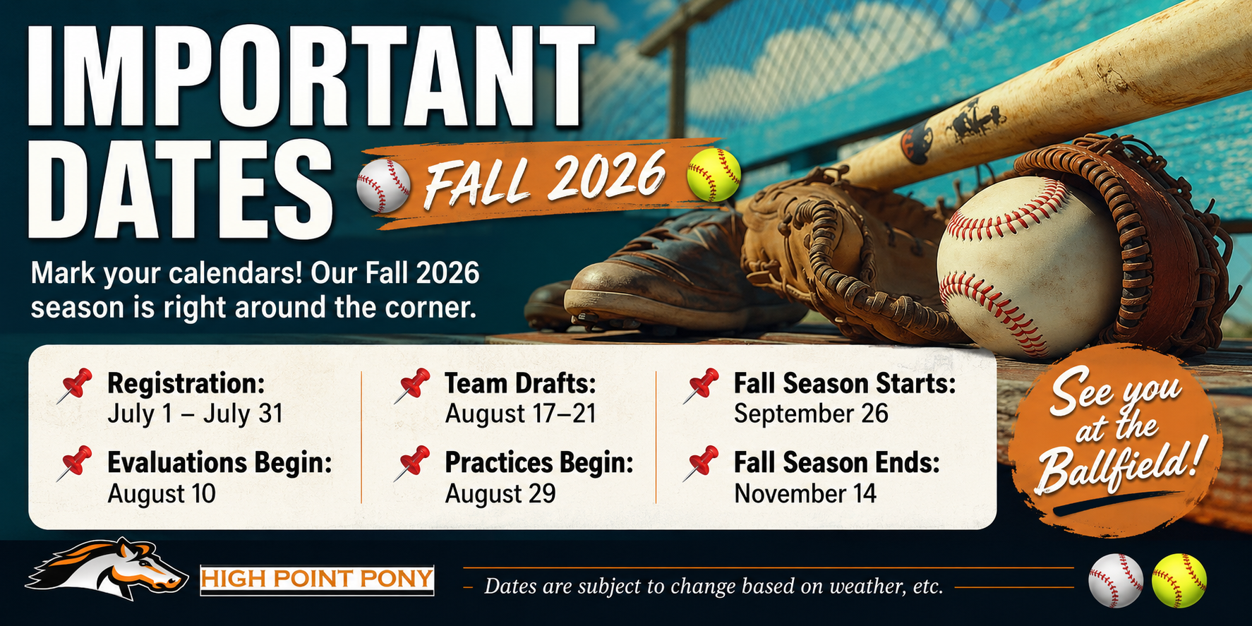 High Point Pony Softball