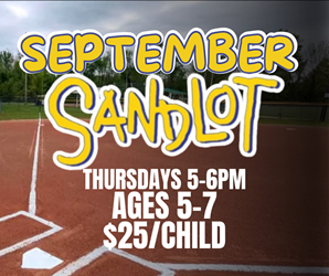 Presentational Sandlot Machine Pitch League (Ages 5-7) visual