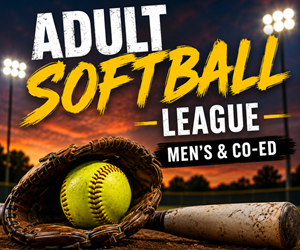 Presentational Adult Slow Pitch Softball visual