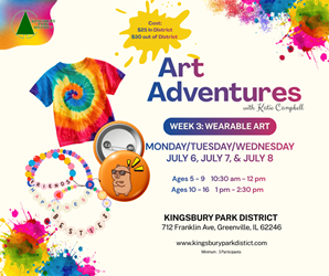 Presentational 2026 Art Adventures visual