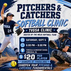 Presentational Pitching & Catching Clinic Hosted by MSJC visual