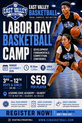 Presentational Labor Day Basketball Camp visual