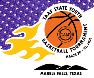 Presentational TAAF State Youth Basketball Tournament visual