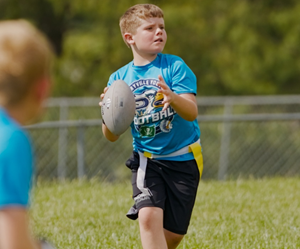 Presentational 1st and 2nd Grade Travel Flag Football visual