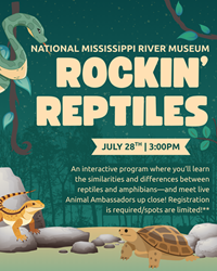 Presentational Mississippi River Museum - Rockin' Reptiles visual