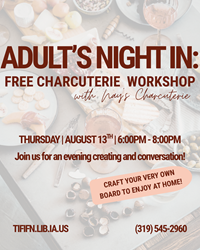 Presentational Adult Night In - Charcuterie Workshop and Mocktails visual