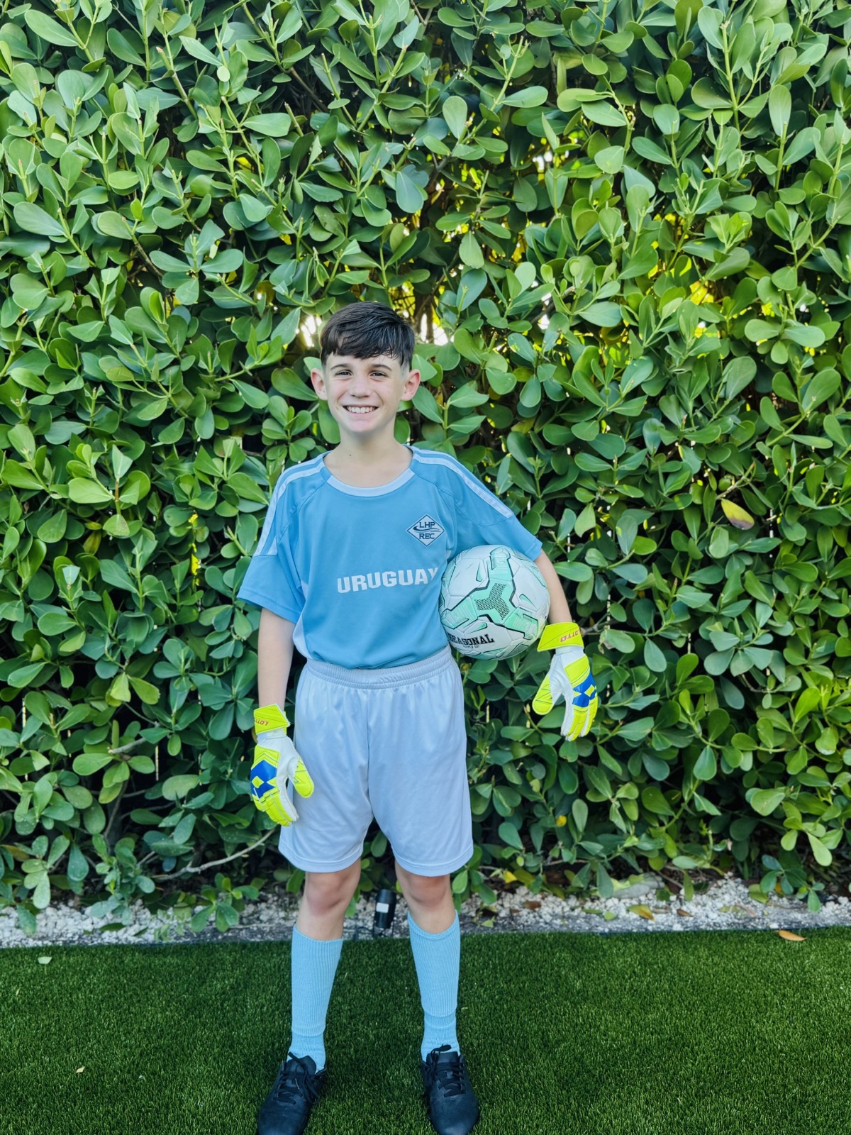 Soccer ball on grass