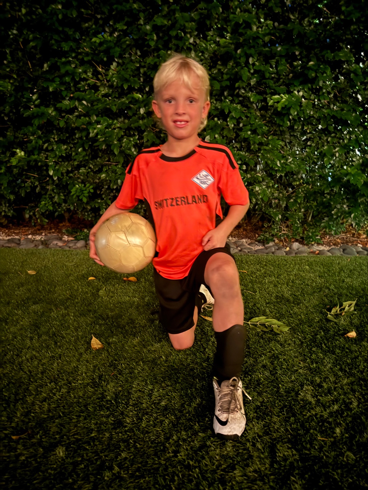 Tennis ball on a court