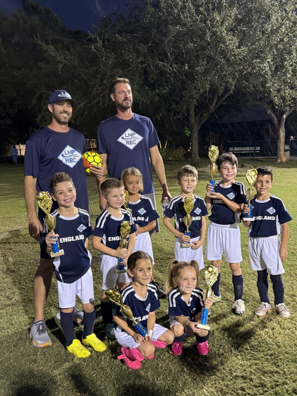 Soccer ball on grass