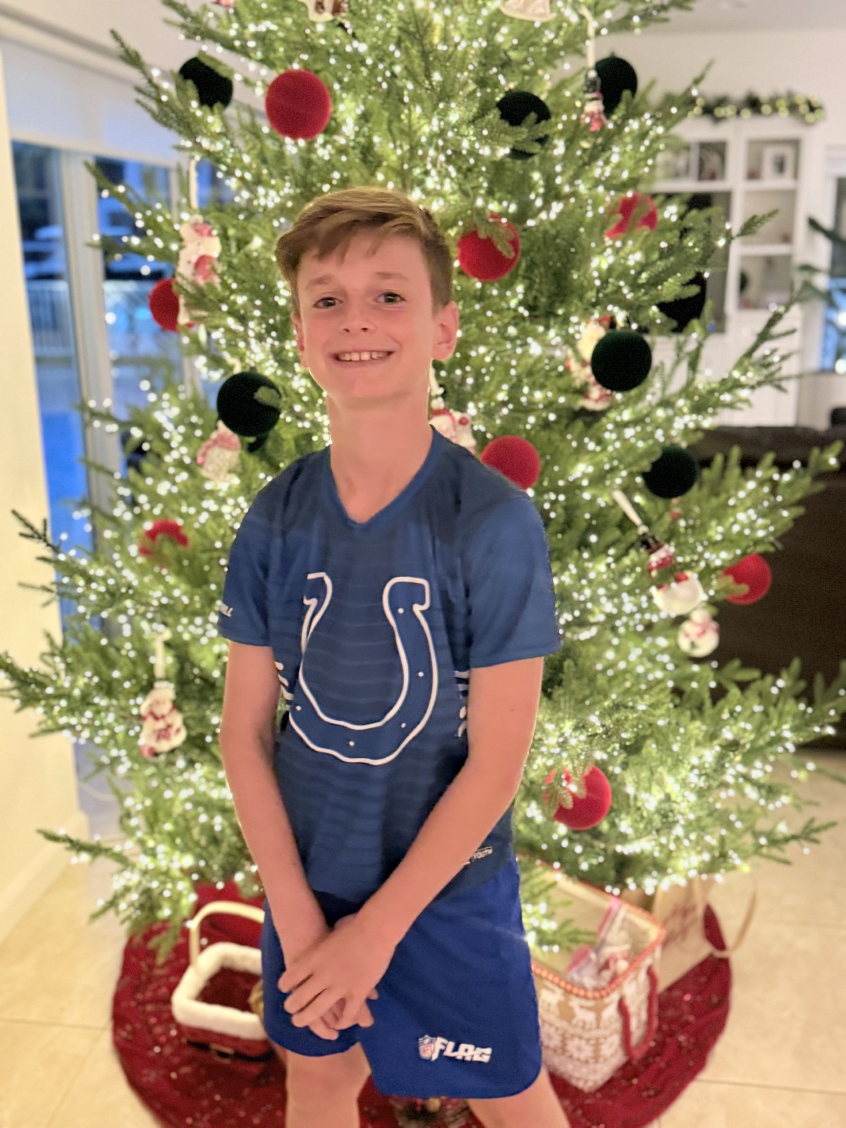 Tennis ball on a court