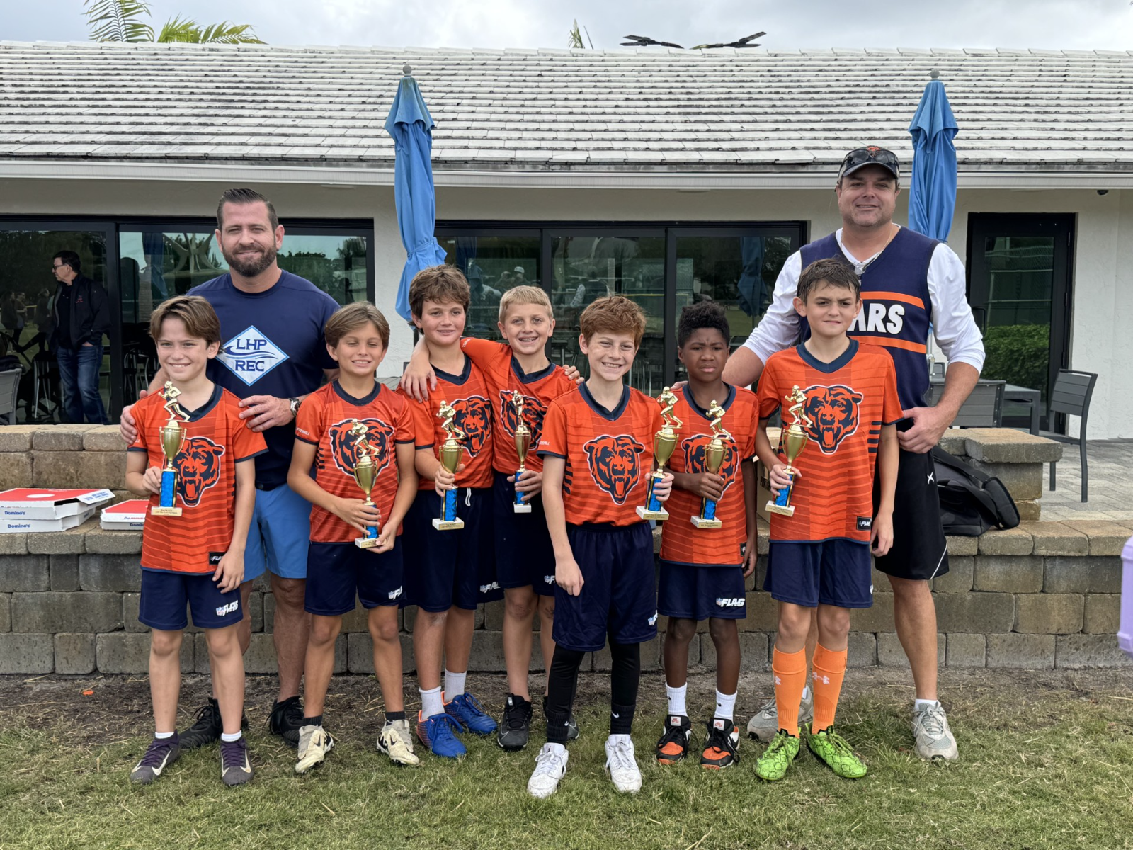 Soccer ball on grass