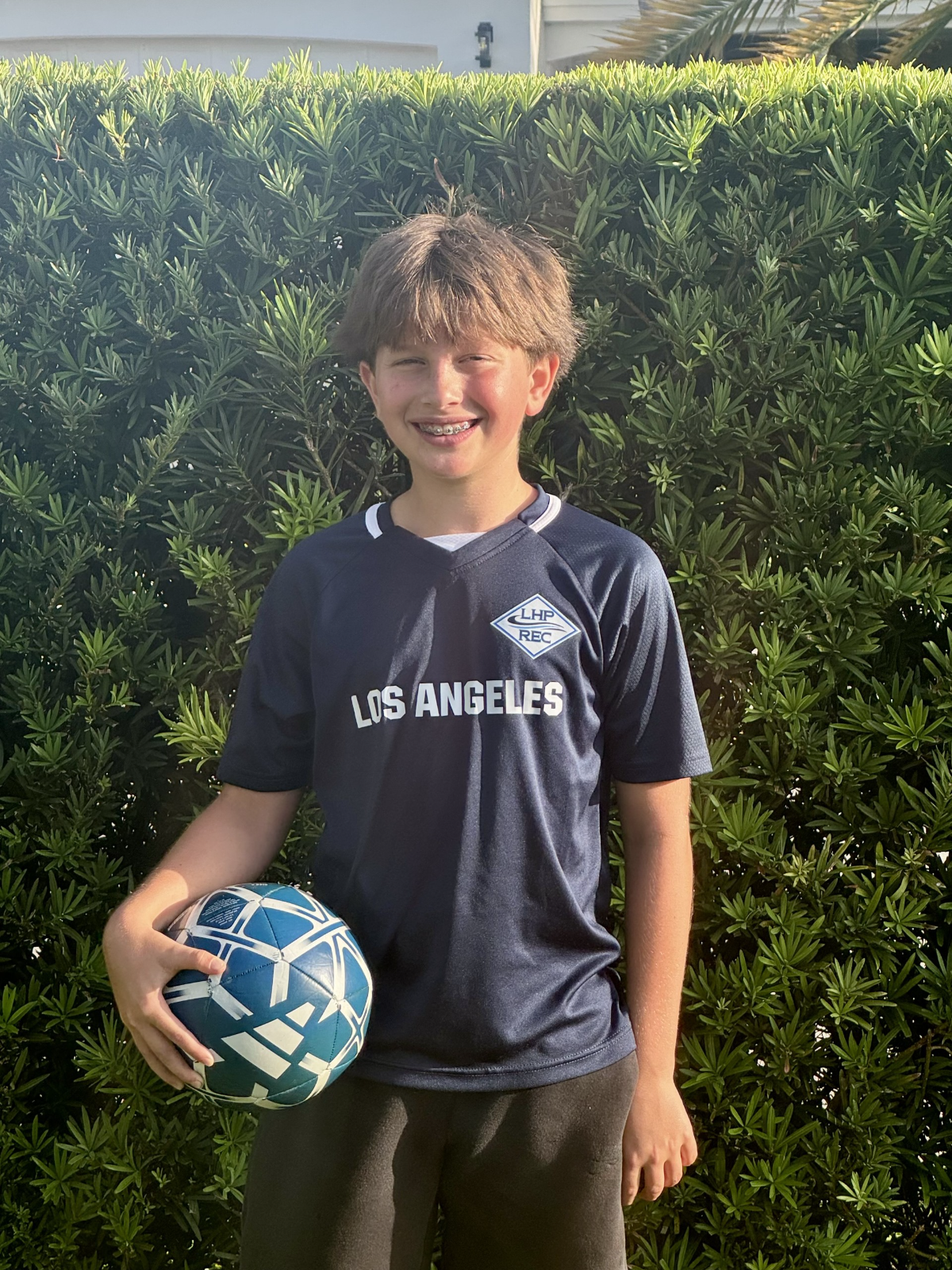 Soccer ball on grass