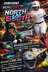 Presentational MARCH 28/29 - NORTH VS SOUTH 6GG visual