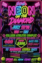 Presentational KILLEEN - JULY 17/18 - NEON ON THE DIAMOND visual