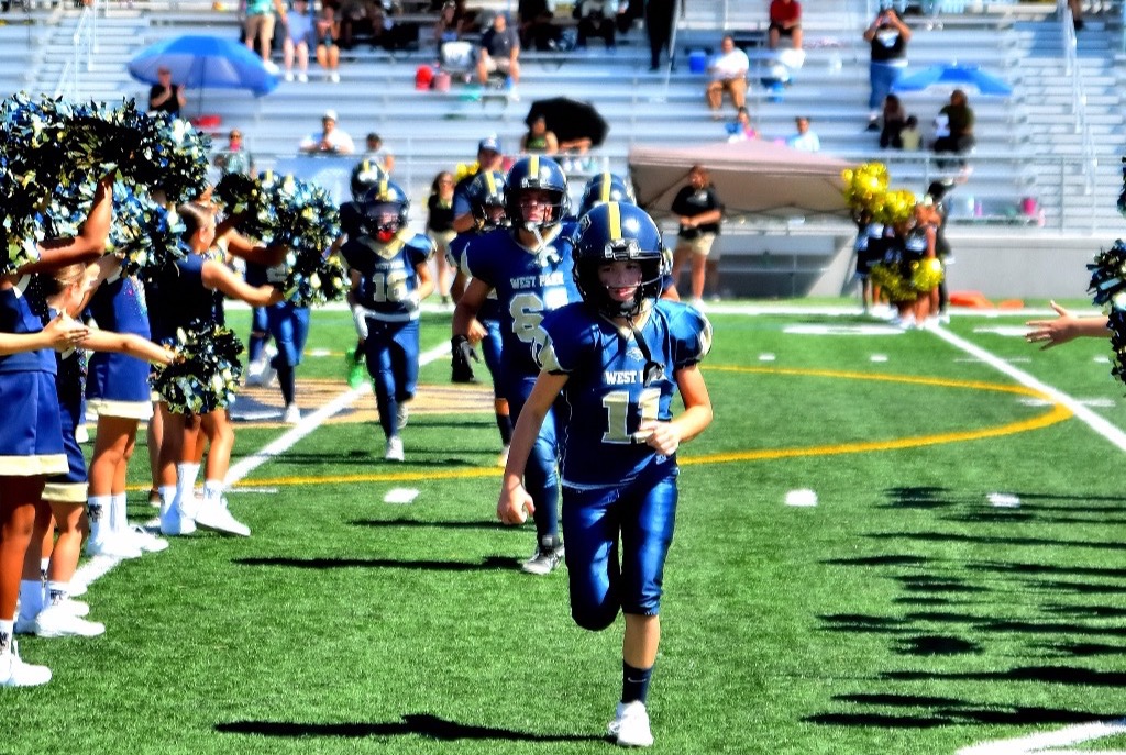 Youth Soccer Kicking Ball