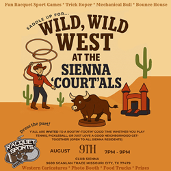 Presentational The Wild, Wild West at the Sienna "Court"als visual