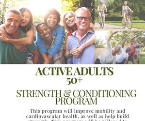 Presentational Active Adults 50 Plus Strength & Conditioning visual