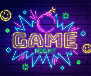 Presentational Teen Game Night visual