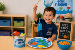 Presentational Tiny Tykes/Outdoor Adventures: Gone Fishing visual