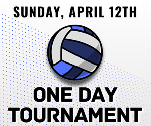 Presentational One Day Volleyball visual