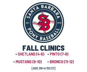Presentational 2026 Fall Ball Clinics visual