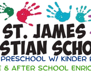 Presentational St. James Christian Schools - SJCS visual