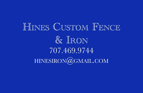 Hines Custom Fence & Iron website