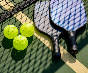 Presentational June Pickleball Clinic visual