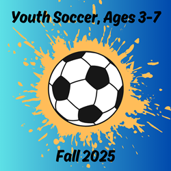 Presentational Fall Youth Soccer Ages 3-7 visual