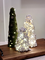 Presentational Craft Class - Yarn Wrapped Trees visual