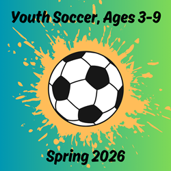 Presentational Spring Youth Soccer Ages 3-9 visual