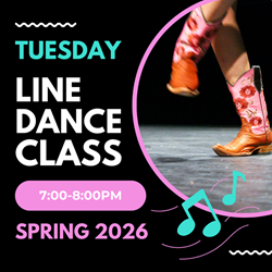 Presentational Line Dancing - Tuesdays visual