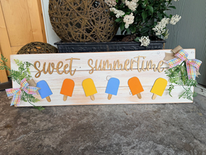 Presentational Craft Class - Summertime Sign visual
