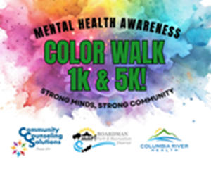 Presentational Mental Health Color Run visual
