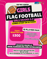 Presentational 2025 Girls Flag Football 7v7 visual