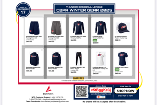 CBPA Winter Store link