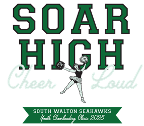 Presentational Soar High, Cheer Loud Clinic visual