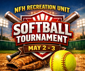 Presentational NFH Round Robin Softball Tournament visual