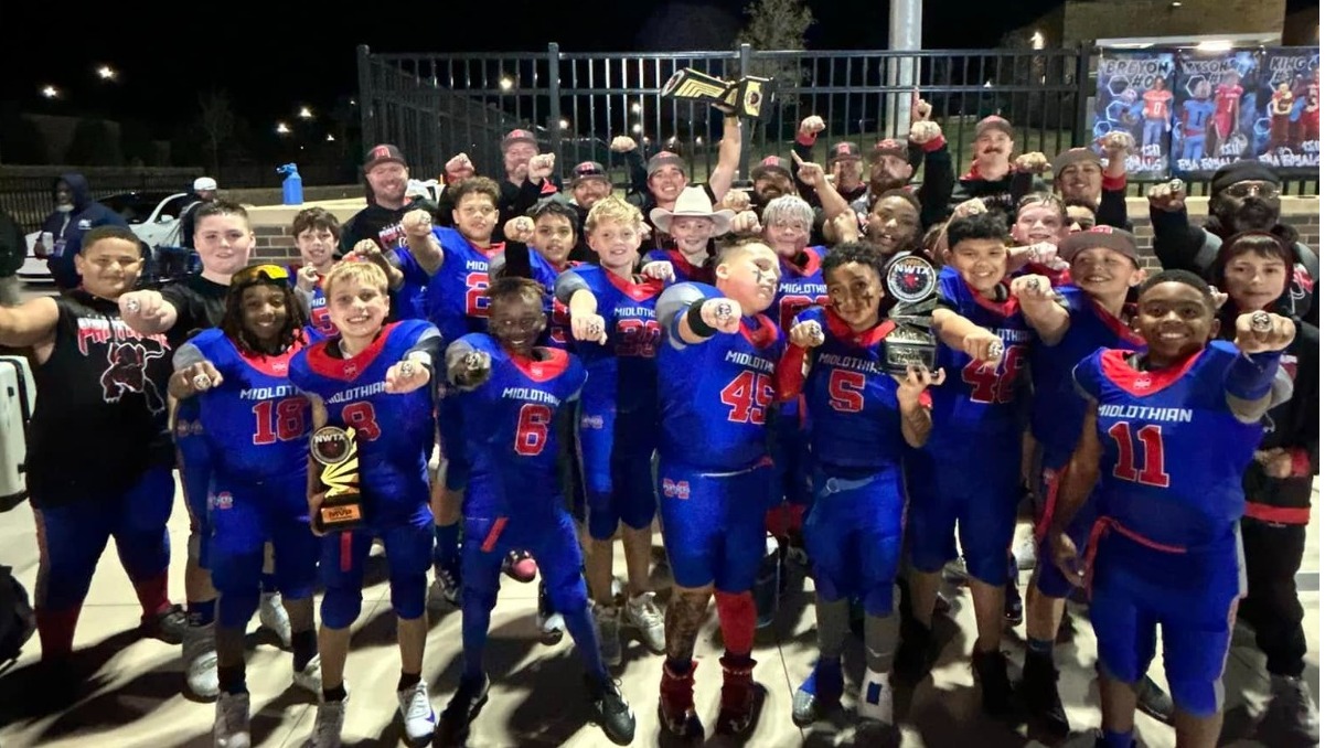 Youth playing baseball