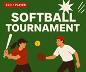 Presentational Winter Softball Tournamanet visual