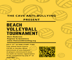 Presentational Beach Volleyball Tournament visual