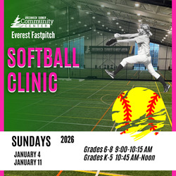 Presentational Youth Softball Clinic visual