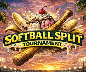 Presentational Softball Split Fastpitch/Slowpitch Tournament visual